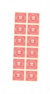 US SCOTT# R229 BLOCK OF 12 MNH