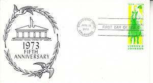 US  IPSA FDC   Pres. LBJ