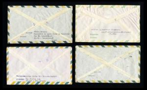 16 Lions Club of Brazil Covers to Oakbrook, IL USA dated 1976 to 1977