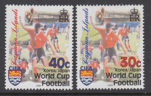 Cayman Islands 855-856 Soccer MNH VF