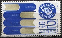 Mexico; 1976: Sc. # C493; O/Used Single Stamp