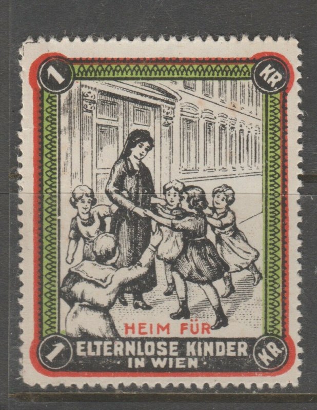 Cinderella revenue fiscal stamp 9-9-43 Austria nice