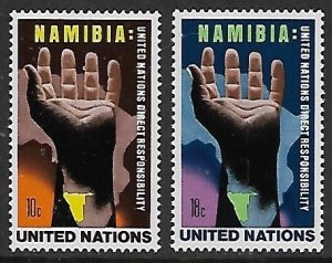 United Nations - N.Y. # 263-264 - Namibia - MNH.....{AL27}