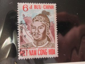 Vietnam (South) #411 used  2024 SCV = $0.35