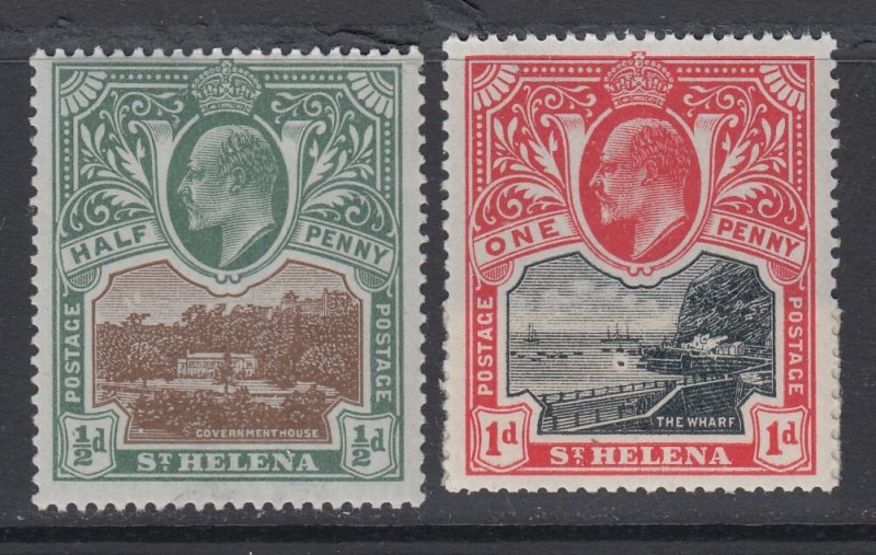 St. Helena, Scott 50-51 (SG 55-56), MNH