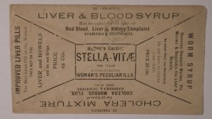 1901 Burnett Oklahoma Drugs Medicines Dr Weedn & Son J.W Burks Blood Ad Cover
