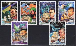 Comoro Islands 1992 Sc#790/795 Cap.James Cook/Ships/Space Set (6) Perf.MNH