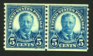 U.S. #602 MINT PAIR OG NH