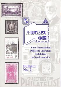 Philitex92: First Interntional Philatelic Literature Exhi...