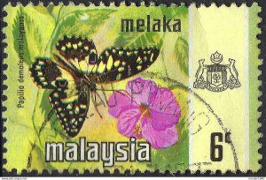 MALAYSIA MALACCA 1971 6c Multicoloured SG78 Used