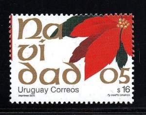 2005 Uruguay Christmas Flower Celebration  #2141 ** MNH