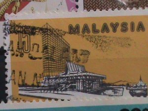 ​MALAYSIA STAMP:1965 FAMOUS PEOPLE AND PICTORIA STAMPS - USED VERY FINE #M-10