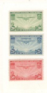 US SCOTT# C20-C22 MNH OG COMPLETE SET
