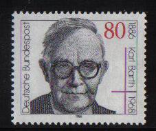 Germany  #1461  MNH  1986   Karl Barth   Theologian