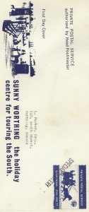 cinderella GB 1971 Postal Strike Worthing Private Postal Service cover