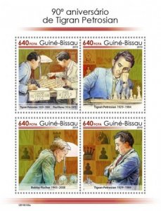 Guinea-Bissau - 2019 Tigran Petrosian - 5 Stamp Sheet - GB190108a