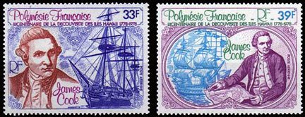 Scott #C154-5 Captain Cook MNH