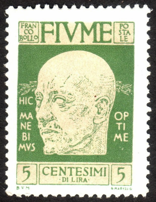 1920, Fiume 5c, MH, Sc 86