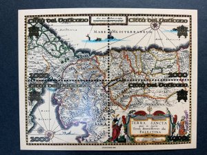 Vatican City MNH Souvenir Sheet #1112 Maps