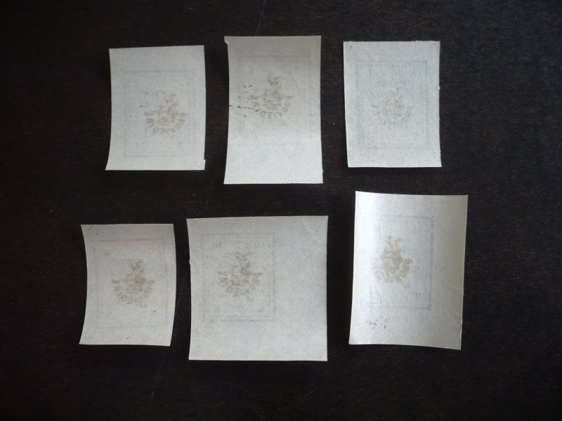 Stamps - Persia - Scott# 422-427 - Mint Never Hinged Set of 6 Imperf Stamps