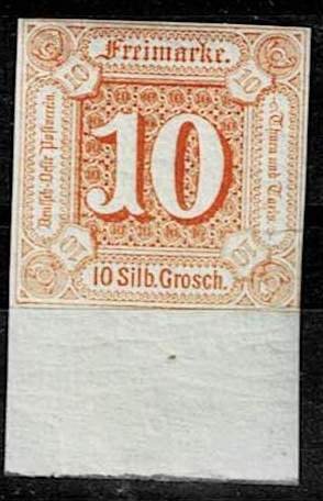 Thurn and Taxis,Sc.#14 MNH,   Value in square, Groschen