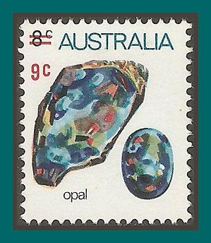 Australia 1974 Opal Surcharge, MNH #580,SG579
