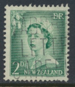 New Zealand  SC# 308  SG 747  Used   QE II Definitive 1956  see details & Scans