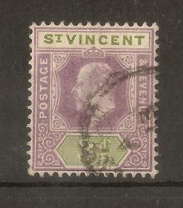 St Vincent 1902 3d SG80 Fine Used