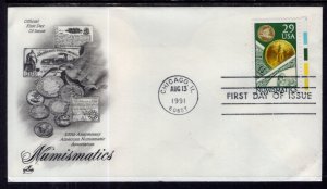 US 2558 Numismatics Artmaster U/A FDC