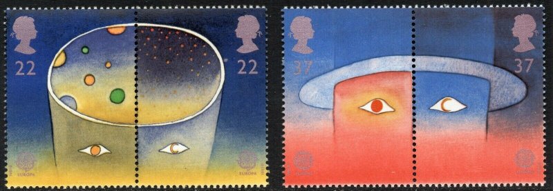 1991 Sg 1560/1563 Europa. Europe in Space Unmounted Mint Set of 4