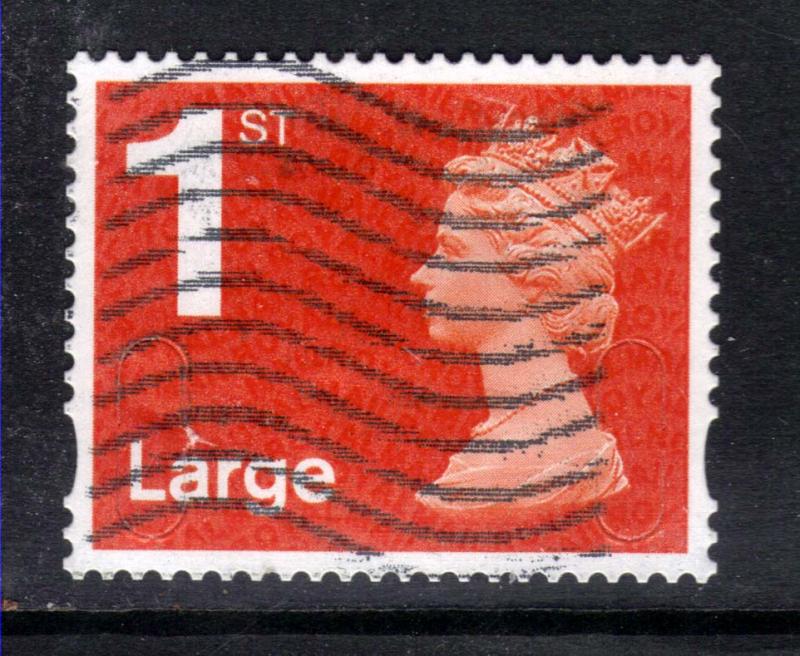 GB 2012 QE2 1st Large Vermilion Security Machin No Code SG U3002 ( E212 )