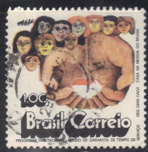 BRAZIL SC# 1264  USED 1972  1cr SEE SCAN