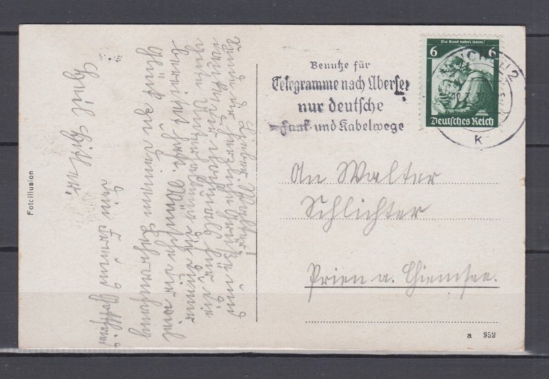 WWII  Third Reich Propaganda Postcard