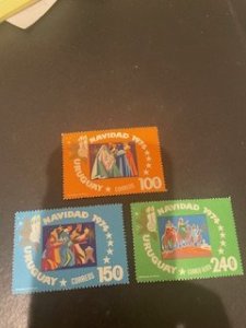 Uruguay sc 906,907,C400 MNH comp set