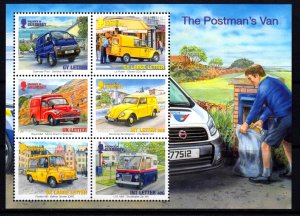 Guernsey 2013 Postal Vehicles Mint MNH Miniature Sheet SC 1207a