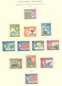 Pitcairn Islands #20-31 Unused Single (Complete Set) (Bird)