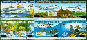 Papua New Guinea 1995 Tourism Set of 8 SG747-754 V.F MNH