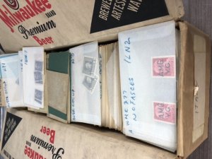 WW, BRITISH COLONIES, 81 Long Boxes Enormous Accumulation of Stamps, 300k +