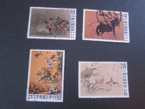 Taiwan stamp Sc 1261-94 Chinese Painting set FU