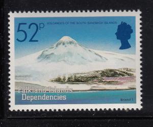 Falkland Islands Dep. 1984 MNH Scott #1L87 52p Bristol Volcanic Islands