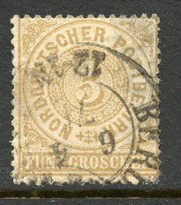 North German Confederation # 18, Used.