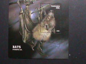 ​TANZANIA-1995-SC#1403  BATS MNH-SHEET VERY FINE WE SHIP TO WORLD WIDE