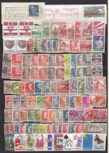 Denmark  -  small stamp collection - (2969)