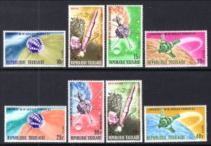 Togo 593-598,C65-C66 Space MNH VF