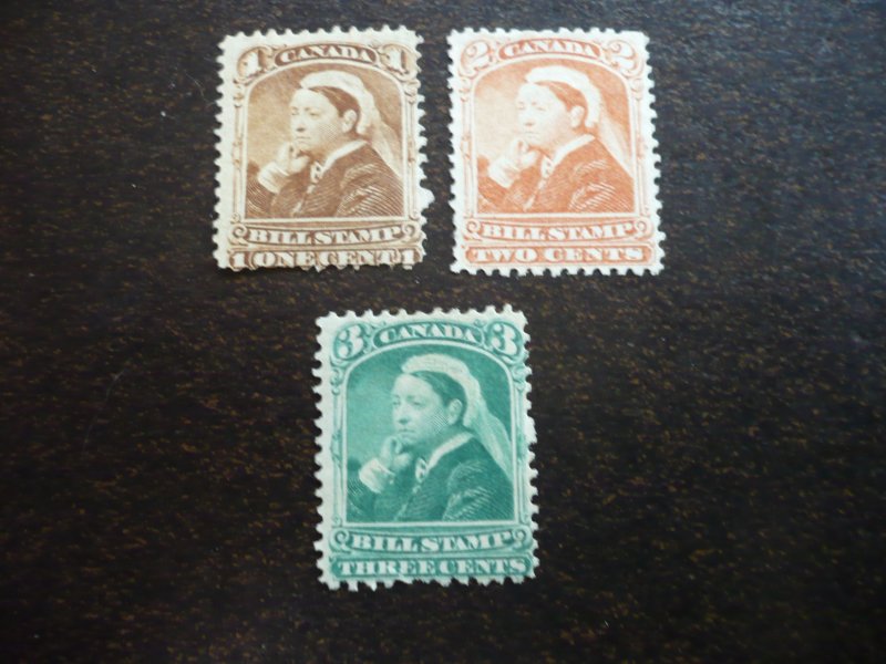 Stamps - Canada - Van Dam#FB37, FB39, FB40 - Mint Hinged Part Set of 3 Stamps