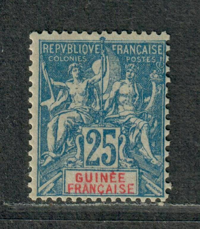 Fr. Guinea Sc#11 M/NH/F-VF, Cv. $24