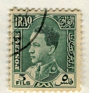 IRAQ;  1934 early King Ghazi issue fine used 5f. value