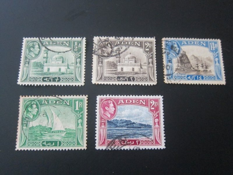 Aden 1939 Sc 16,20.23A-25 FU