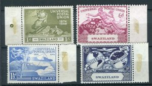 COMMONWEALTH UPU; 1949 issue fine MINT MNH MARGINAL SET, Swaziland 