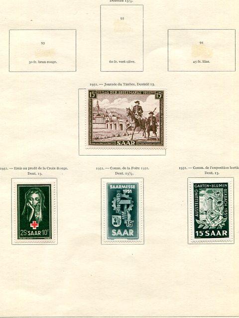 Saar collection Mint VF 11 pages - Lakeshore Philatelics